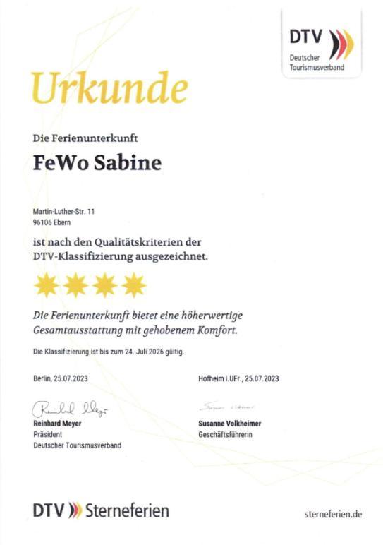 Fewo Sabine Ebern Exterior photo